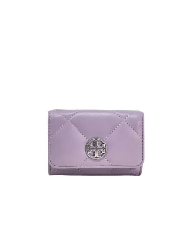Tory Burch Black Britten Embossed Medium Wallet sold by Ruumur