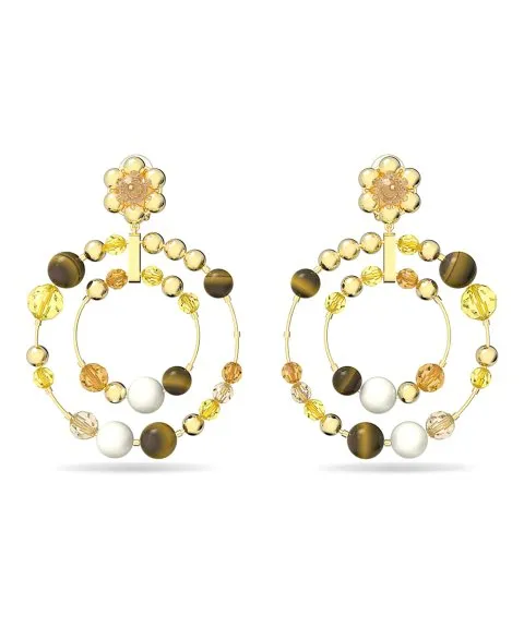Swarovski Somnia Women's Multicolored Crystal Gold-tone plated Earring 5618296 sold by Ruumur