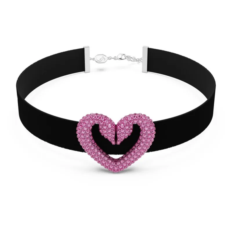 Swarovski Una Women's Pink Crystal Velvet Necklace 5631172 sold by Ruumur