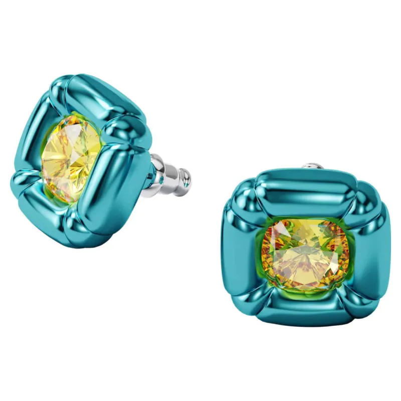 Swarovski Dulcis Women's Yellow Crystal Blue Cord Earring 5601588 sold by Ruumur