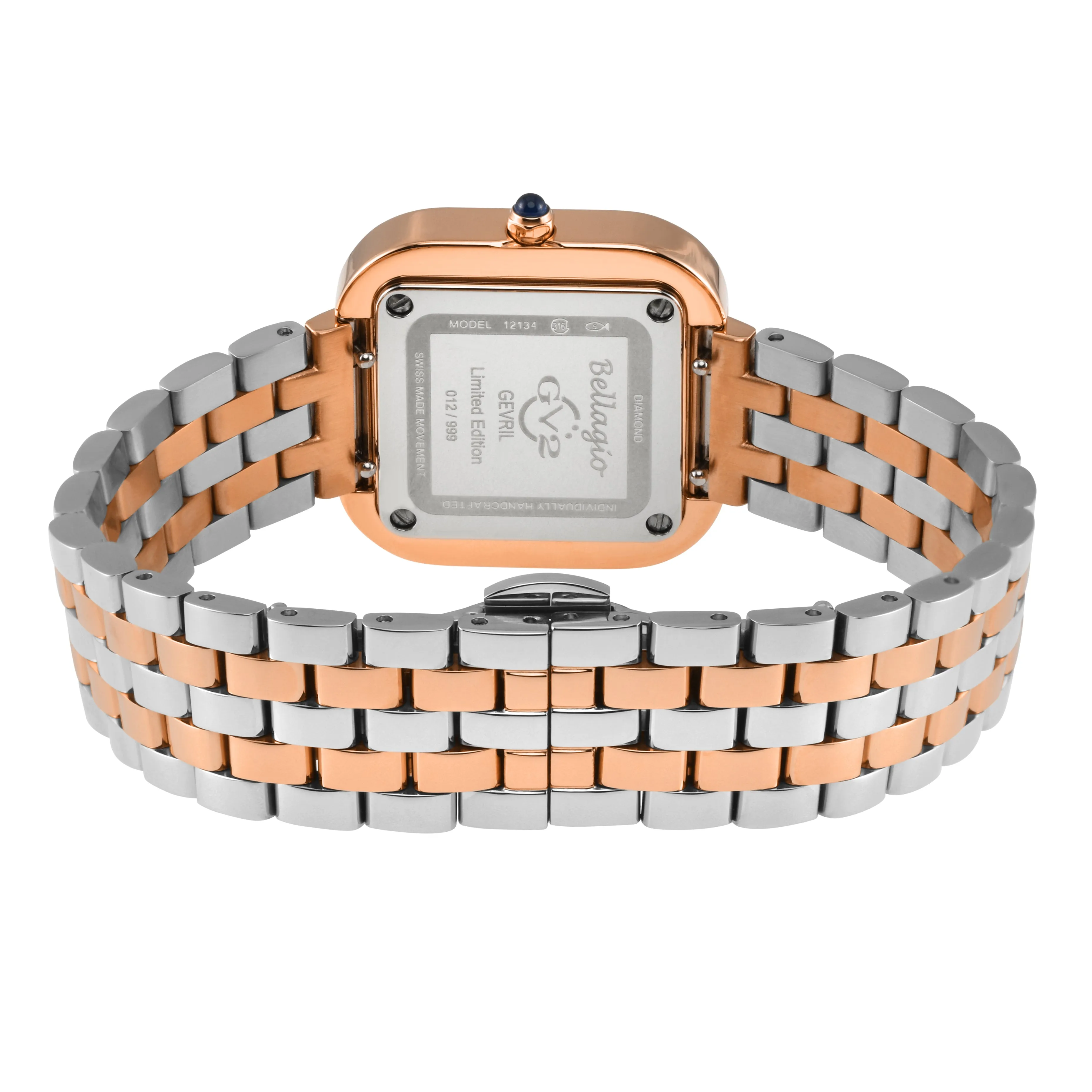 GV2 by Gevril Women's Bellagio 30mm Quartz Watch 12134B sold by Ruumur product image thumbnail 2