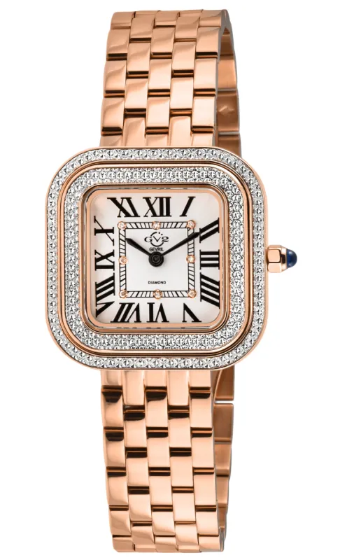 GV2 by Gevril Women's Bellagio 30mm Quartz Watch 12131B sold by Ruumur