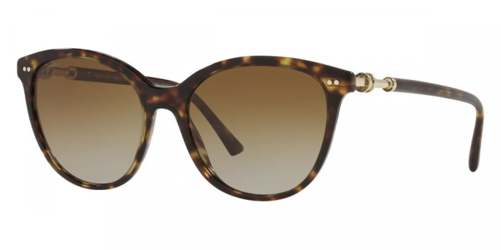 Bulgari Women's 55 mm Havana Sunglasses Polarized BV8235F-504-T5-55 sold by Ruumur