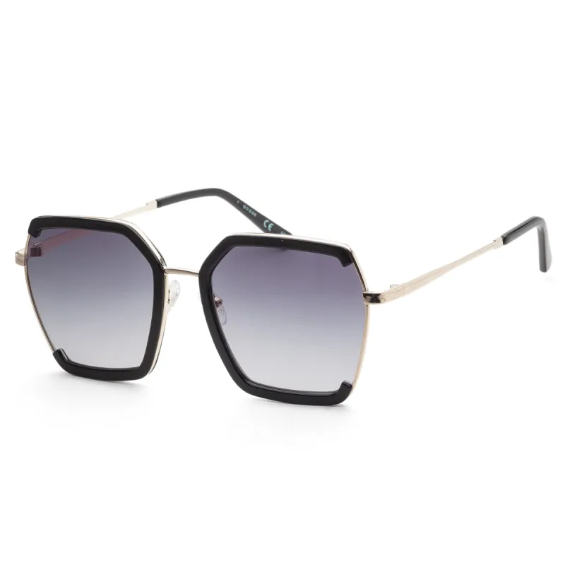 Guess Women's 58 mm Shiny Black  Sunglasses GF0418-01B sold by Ruumur