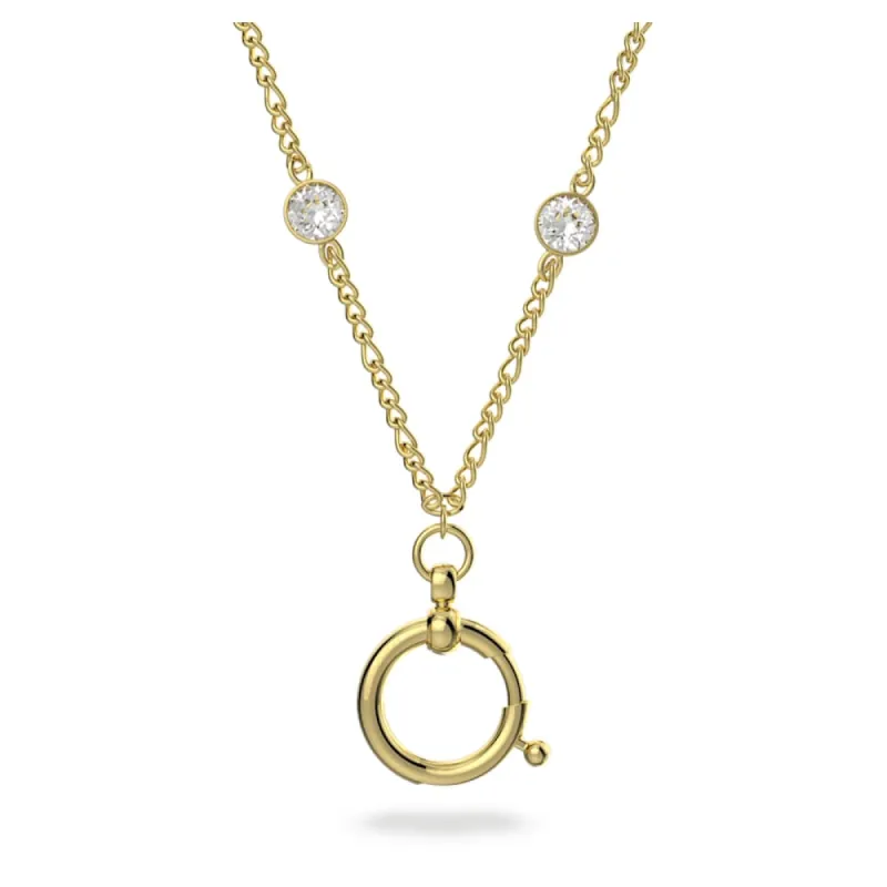 Swarovski Curiosa Women's White Crystal Gold-tone plated Necklace 5629491 sold by Ruumur