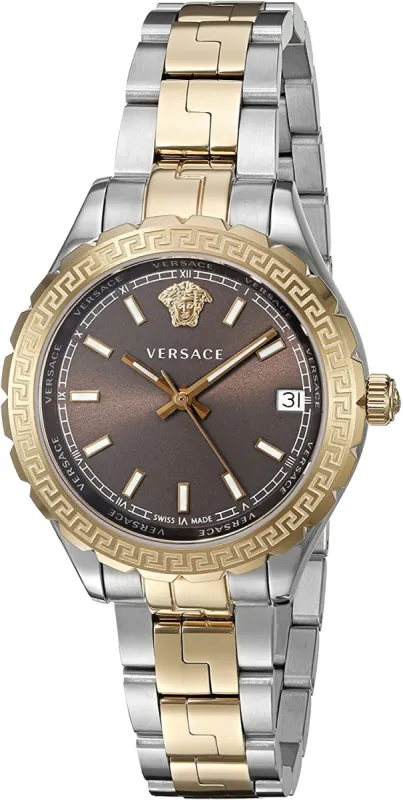 Versace Women's V12040015 Hellenyium 35mm Quartz Watch made by Ruumur