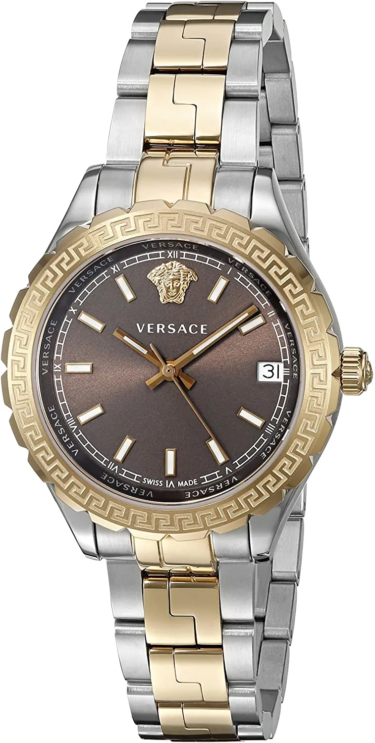 Versace Women's V12040015 Hellenyium 35mm Quartz Watch sold by Ruumur