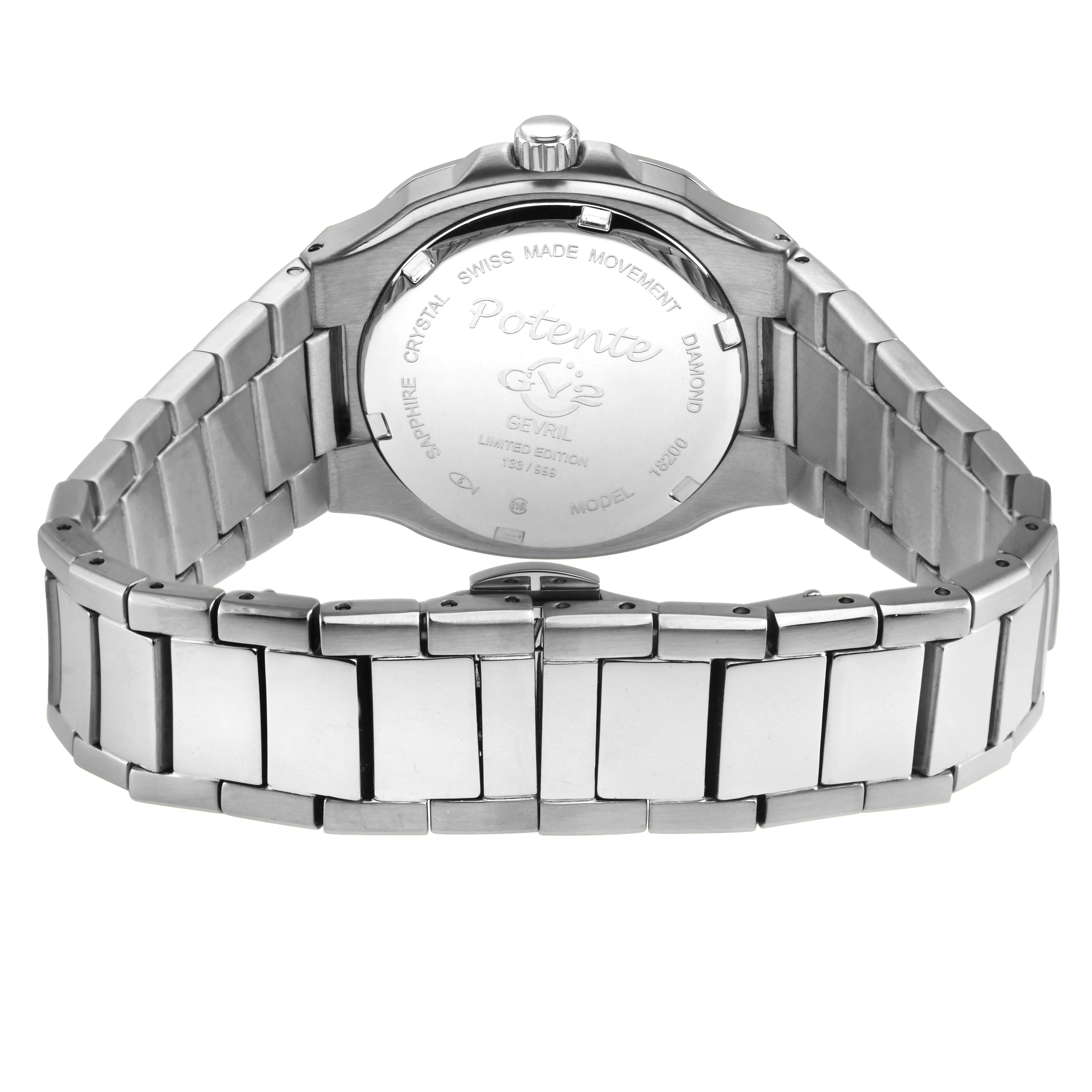 GV2 by Gevril Women's Potente 33mm Quartz Watch 18200B sold by Ruumur product image thumbnail 3