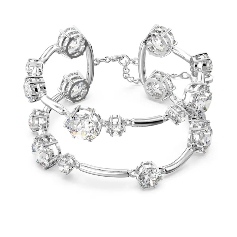 Swarovski Constella Women's White Crystal Rhodium-plated Bracelet 5638697 sold by Ruumur