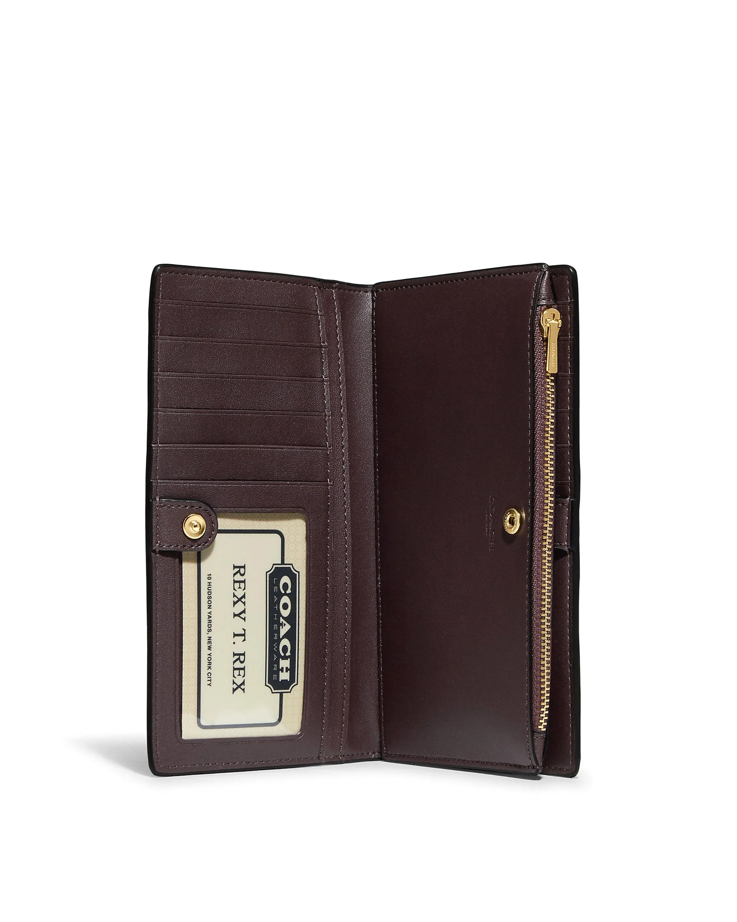 Coach Women's Black Slim Zip Wallet sold by Ruumur product image thumbnail 2