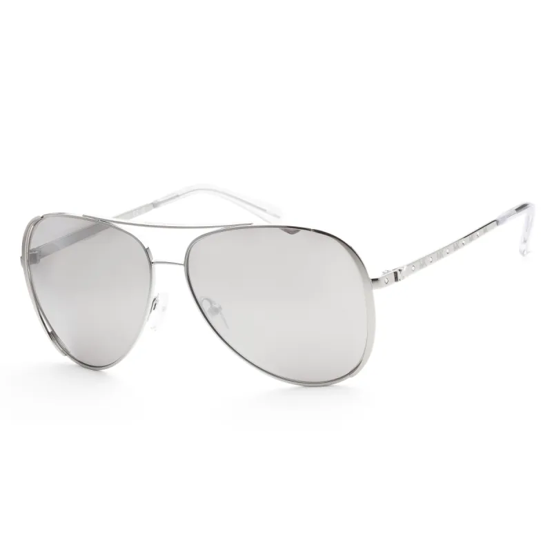 Michael Kors Women's Chelsea Bright 60mm Silver Sunglasses sold by Ruumur