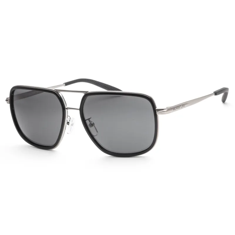 Michael Kors Men's Del Ray 59mm Matte Silver Sunglasses sold by Ruumur