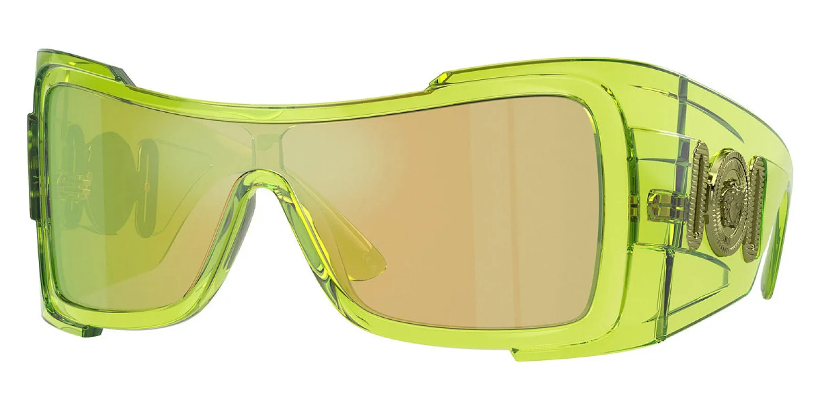 Versace Women's VE4451-54208N-27 Fashion 127mm Transparent Green Sunglasses sold by Ruumur