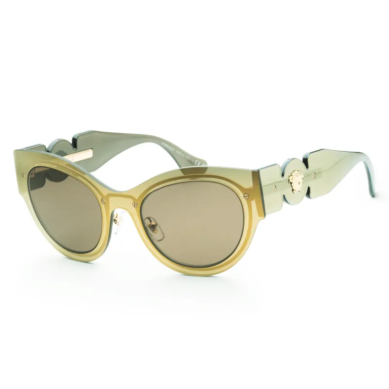 Versace Women's Fashion 53mm Transparent Brown Sunglasses sold by Ruumur
