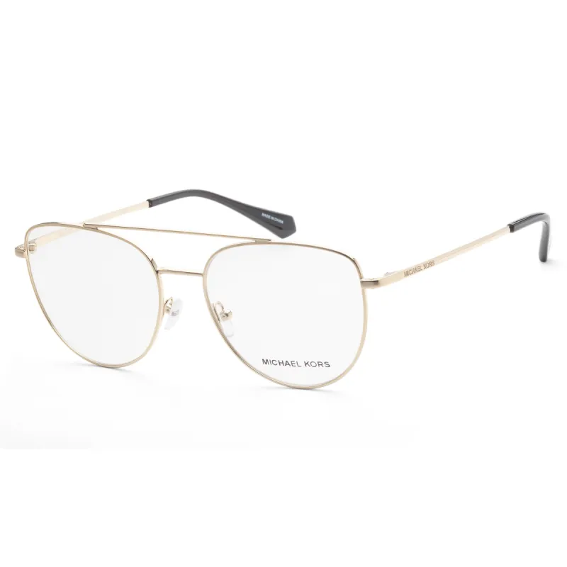 Michael Kors Women's Montreal 54mm Light Gold Opticals made by Ruumur