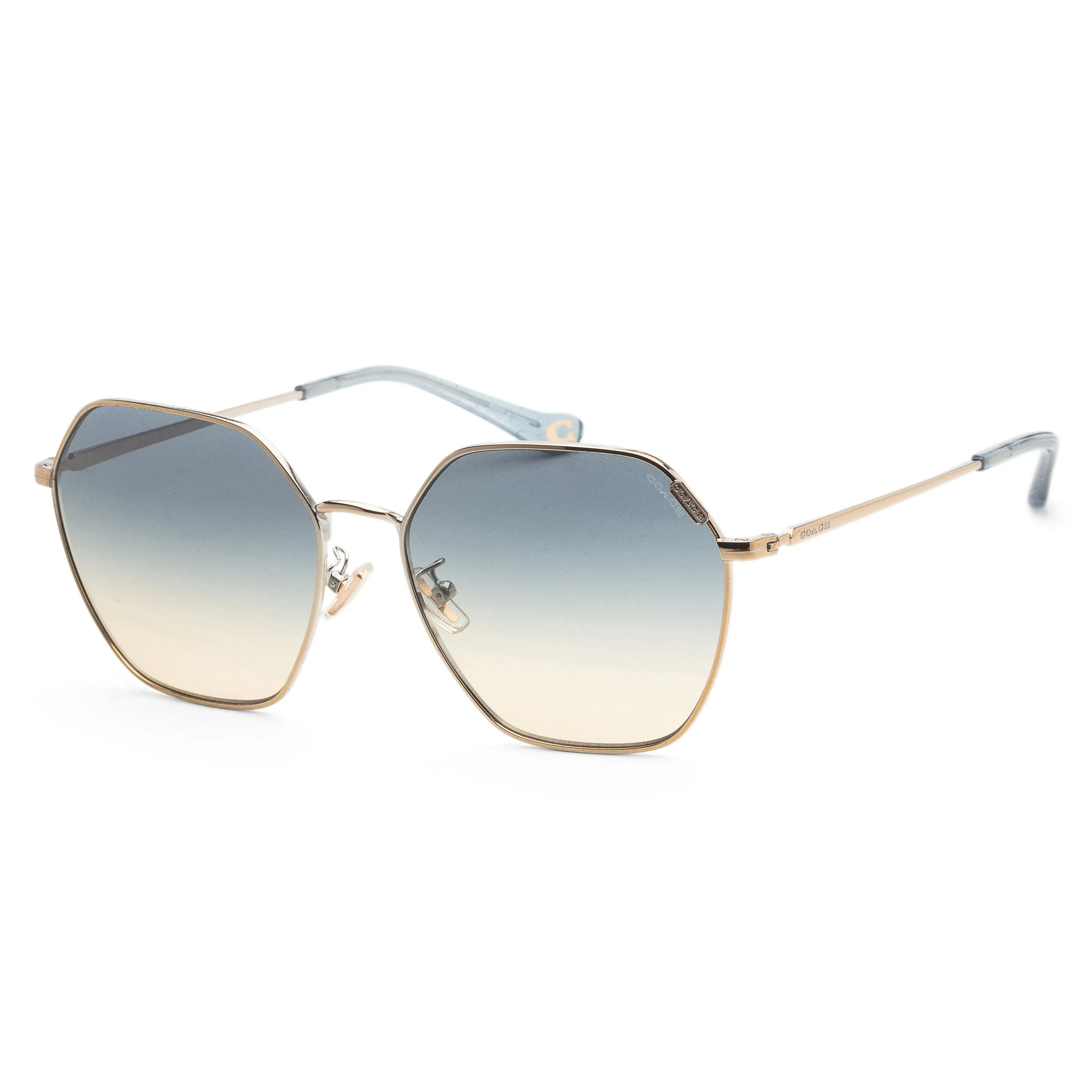 Coach Women's 58mm Shiny Light Gold Sunglasses HC7132-900579-58 sold by Ruumur