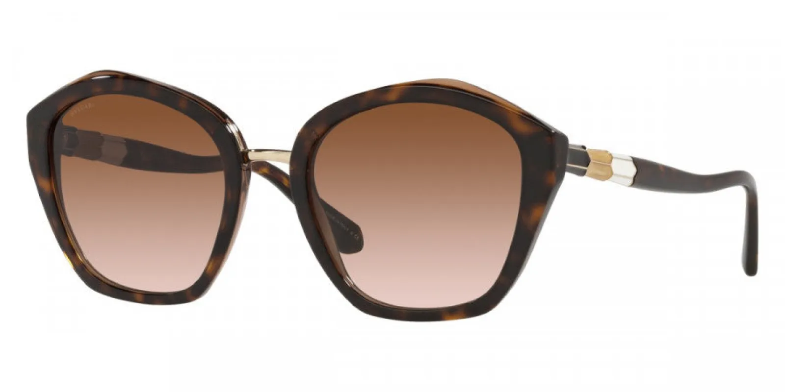 Bulgari Women's 55 mm Havana Gradient Brown Sunglasses BV8234-549613-55 sold by Ruumur