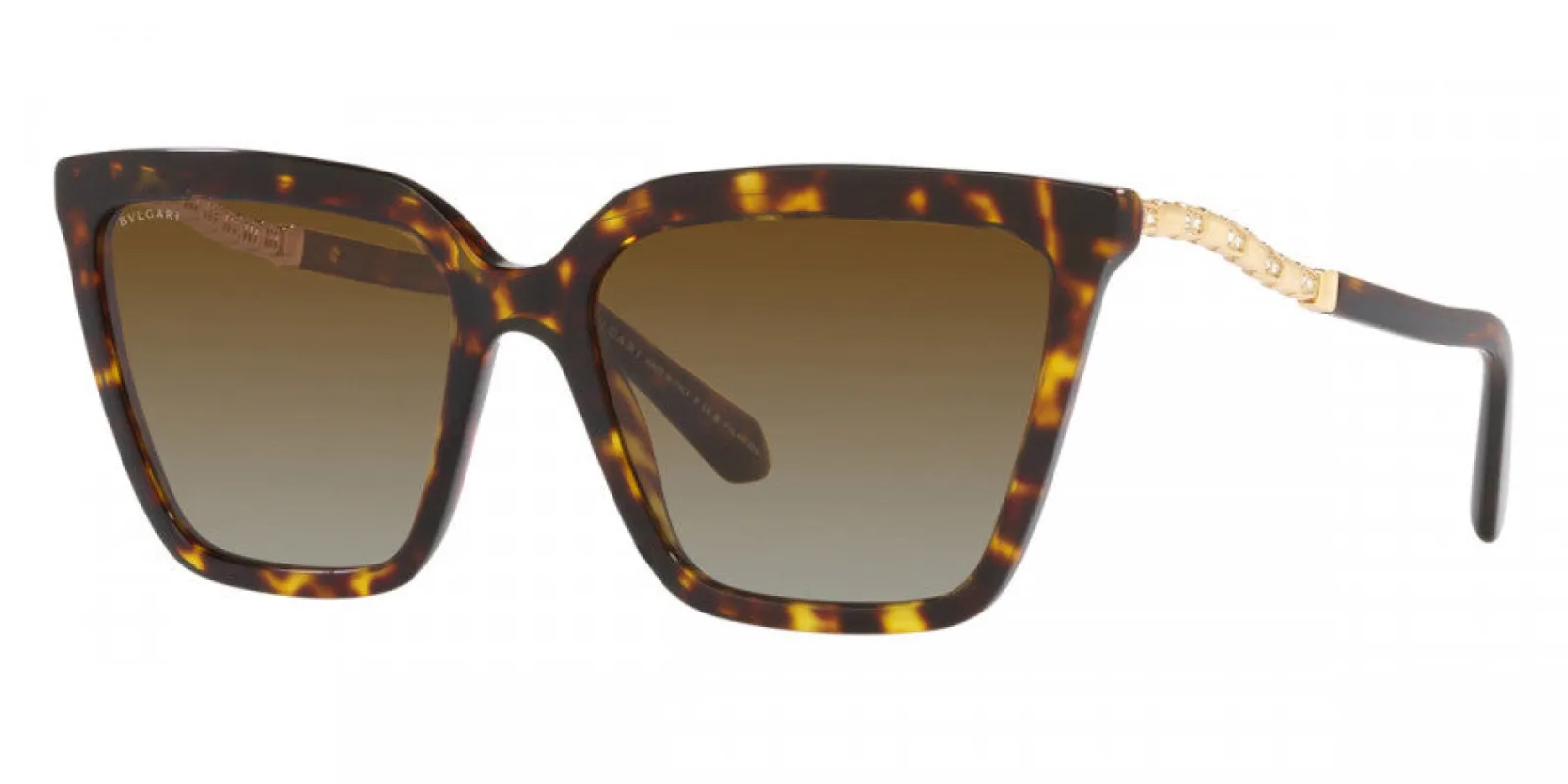 Bulgari Women's 57 mm Havana Sunglasses Polarized BV8255BF-504-T5-57 sold by Ruumur