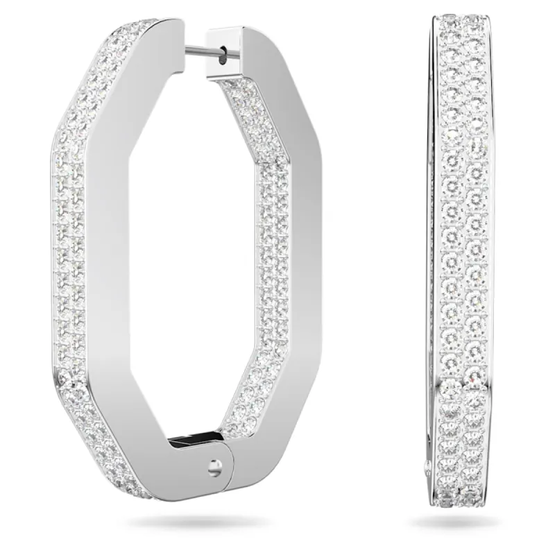 Swarovski Dextera Women's White Crystal Rhodium-plated Earring 5639099 sold by Ruumur