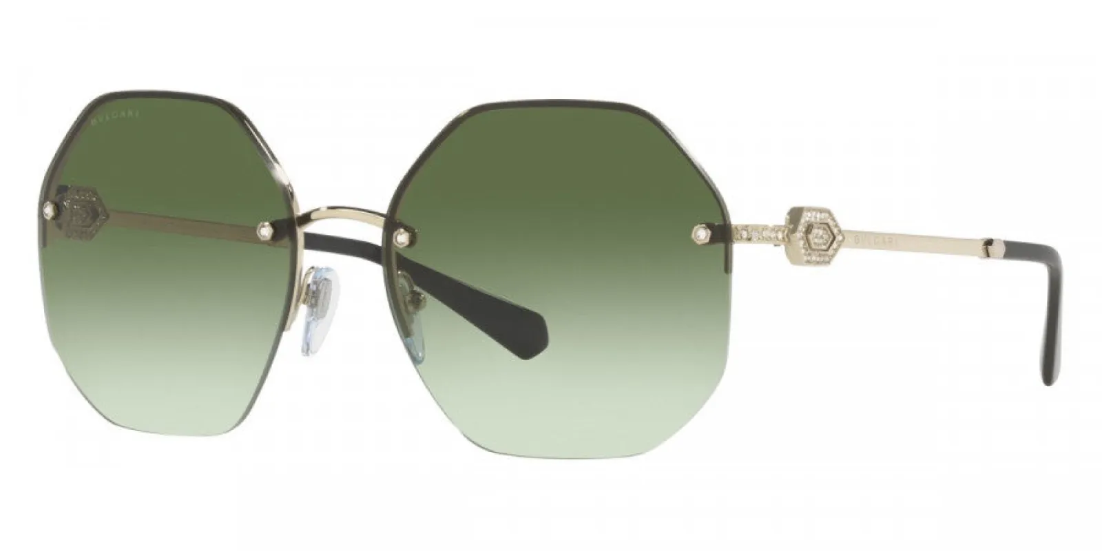 Bulgari Women's 58 mm Pale Gold Sunglasses BV6122B-278-3M-58 sold by Ruumur