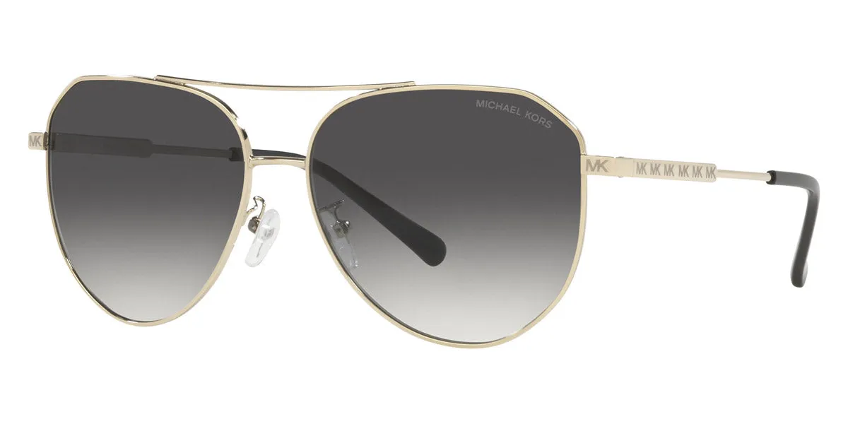 Michael Kors Women's 60mm Light Gold Sunglasses MK1109-10148G-60 sold by Ruumur