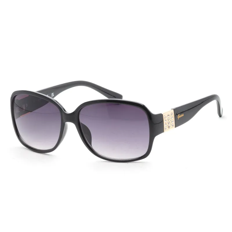 Guess Women's 58mm Shiny Black Sunglasses GF0411-01B sold by Ruumur