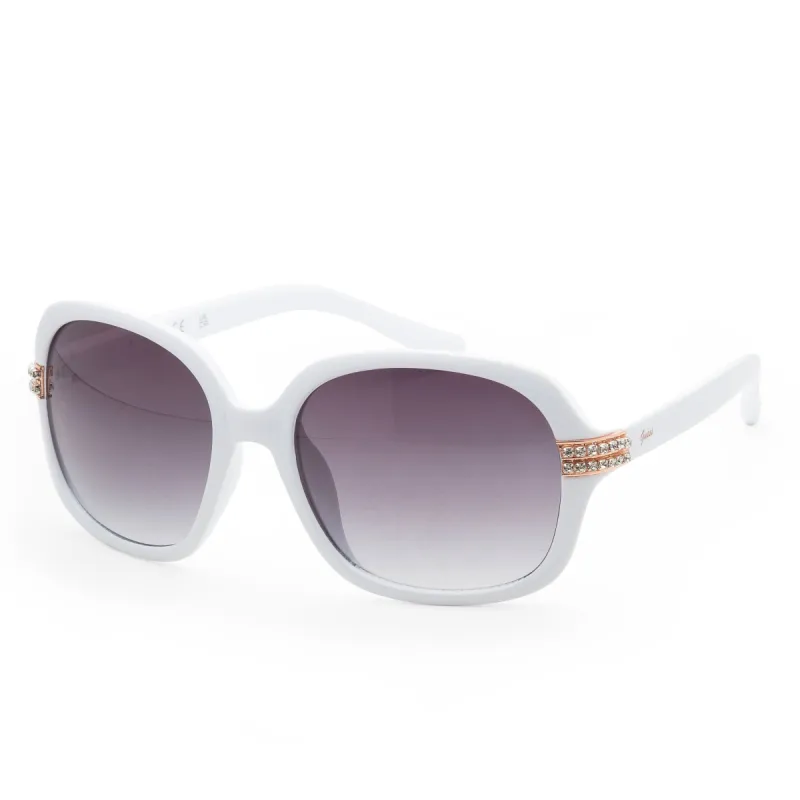 Guess Women's 59mm White Sunglasses GF0405-21W sold by Ruumur