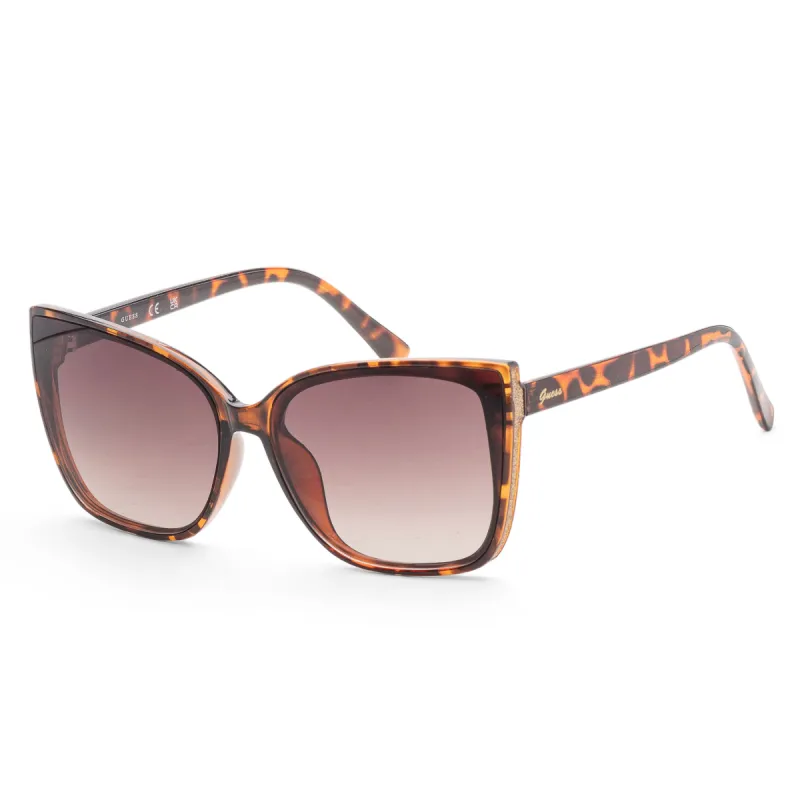 Guess Women's 63mm Dark Havana Sunglasses GF0412-52F sold by Ruumur