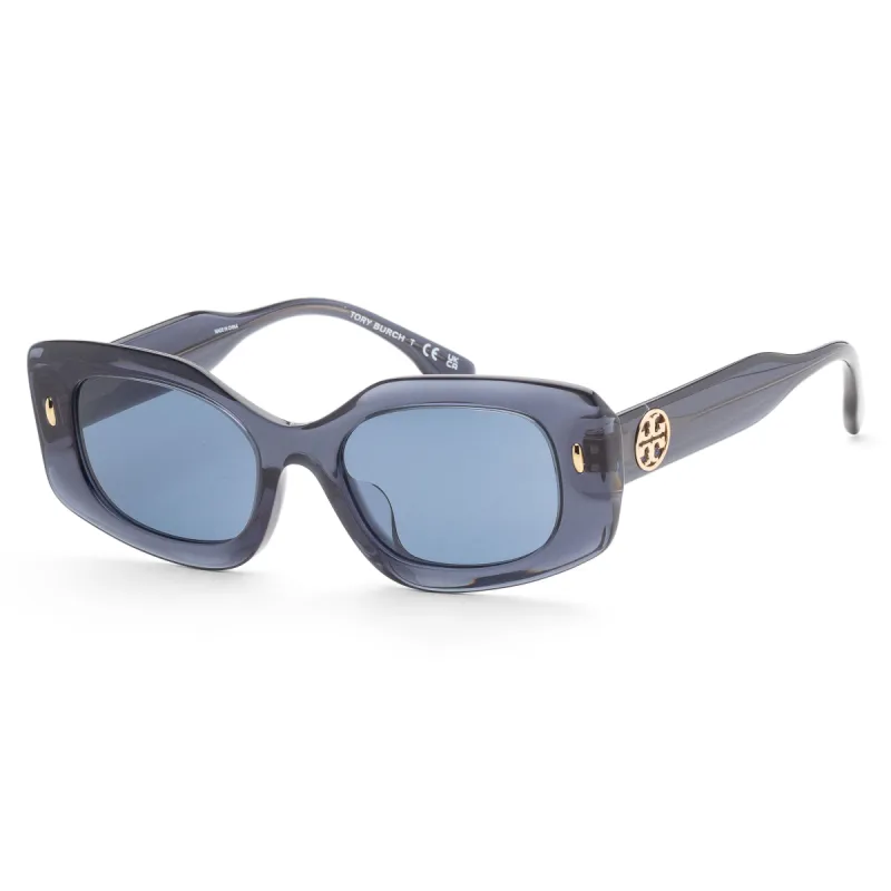 Tory Burch Women's 50mm Transparent Blue Sunglasses TY7202U-196380-50 sold by Ruumur