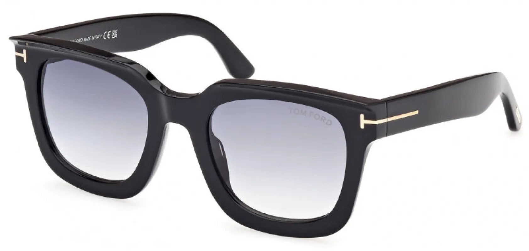 Tom Ford Women's Leigh 52mm Shiny Black Sunglasses FT1115-01B-52 sold by Ruumur