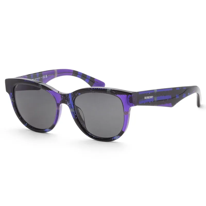 Burberry Women's 54mm Checker Violet Sunglasses BE4432U-411387-54 sold by Ruumur