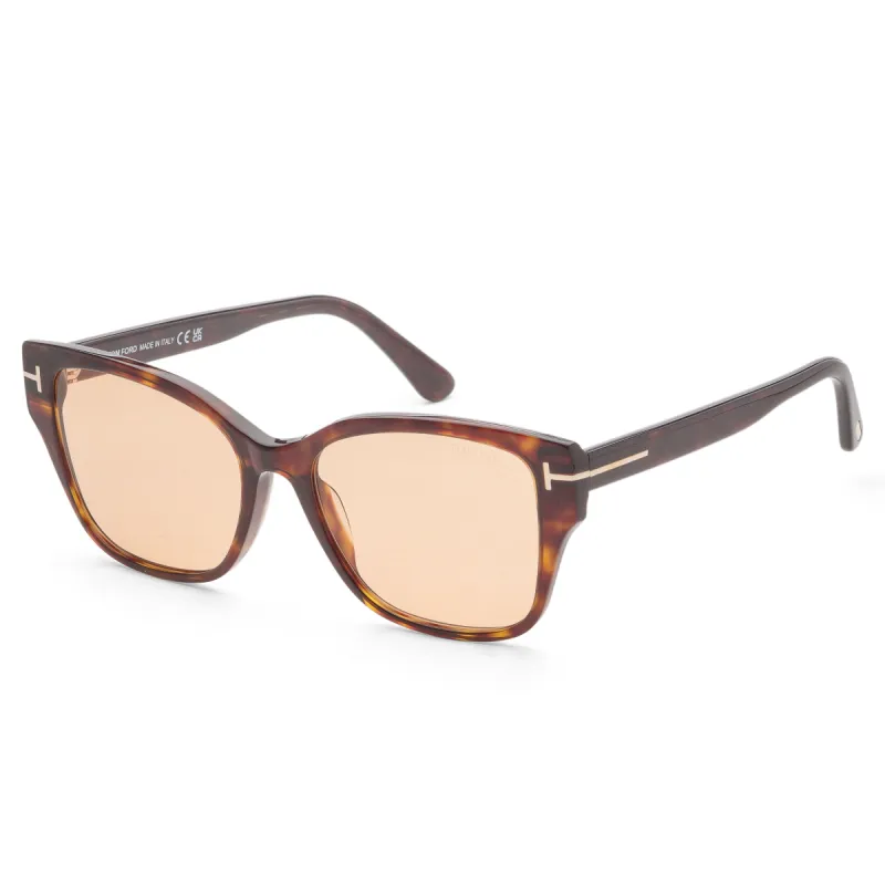 Tom Ford Women's Elsa 55mm Dark Havana Sunglasses FT1108-52E-55 sold by Ruumur