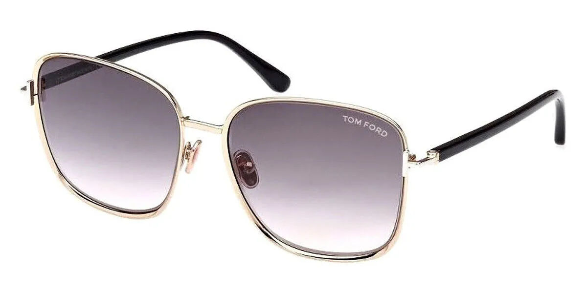 Tom Ford Women's Fern 57mm Shiny Rose Gold Sunglasses Polarized FT1029-28D-57 sold by Ruumur