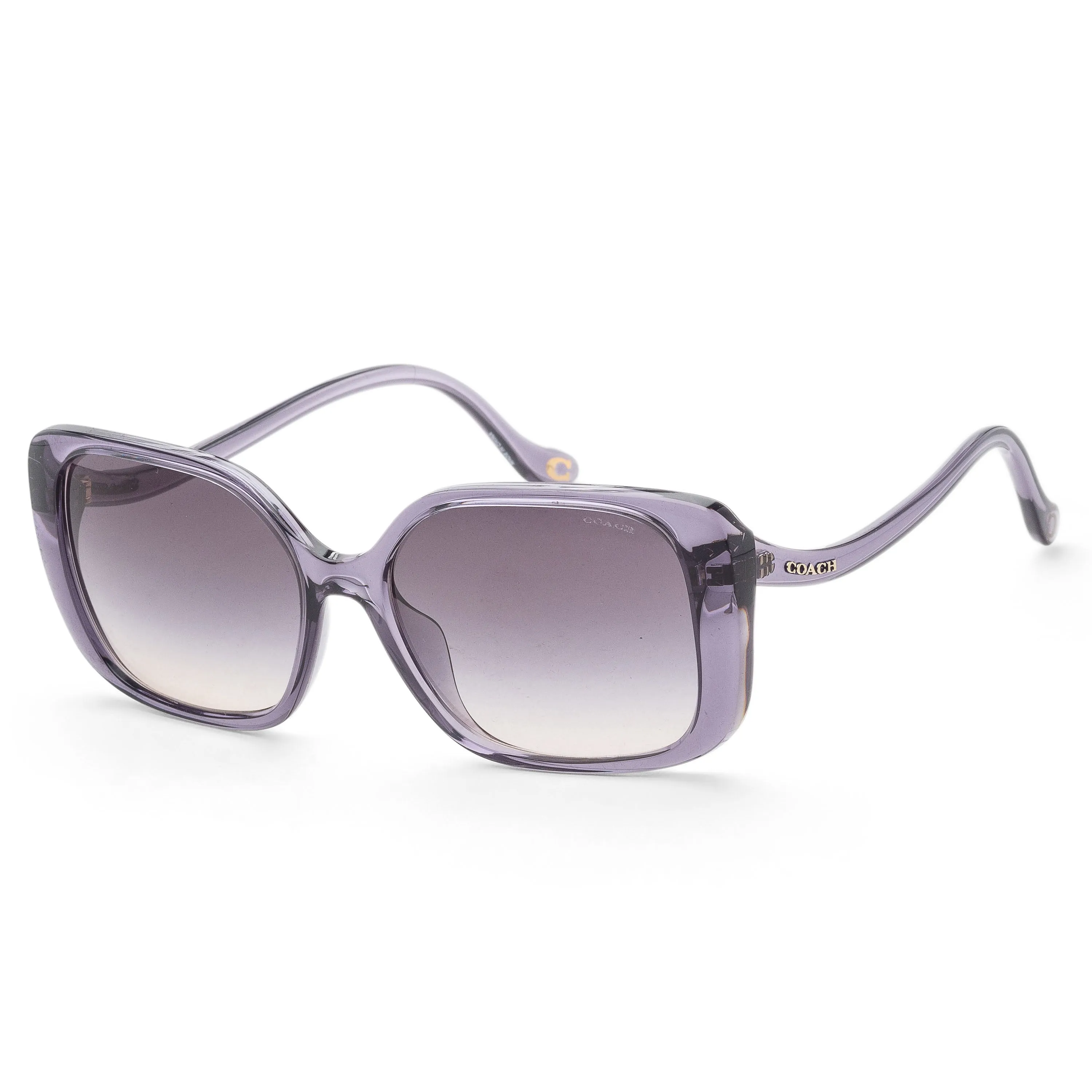 Coach Women's 56mm Transparent Violet Sunglasses HC8376U-556836-56 sold by Ruumur