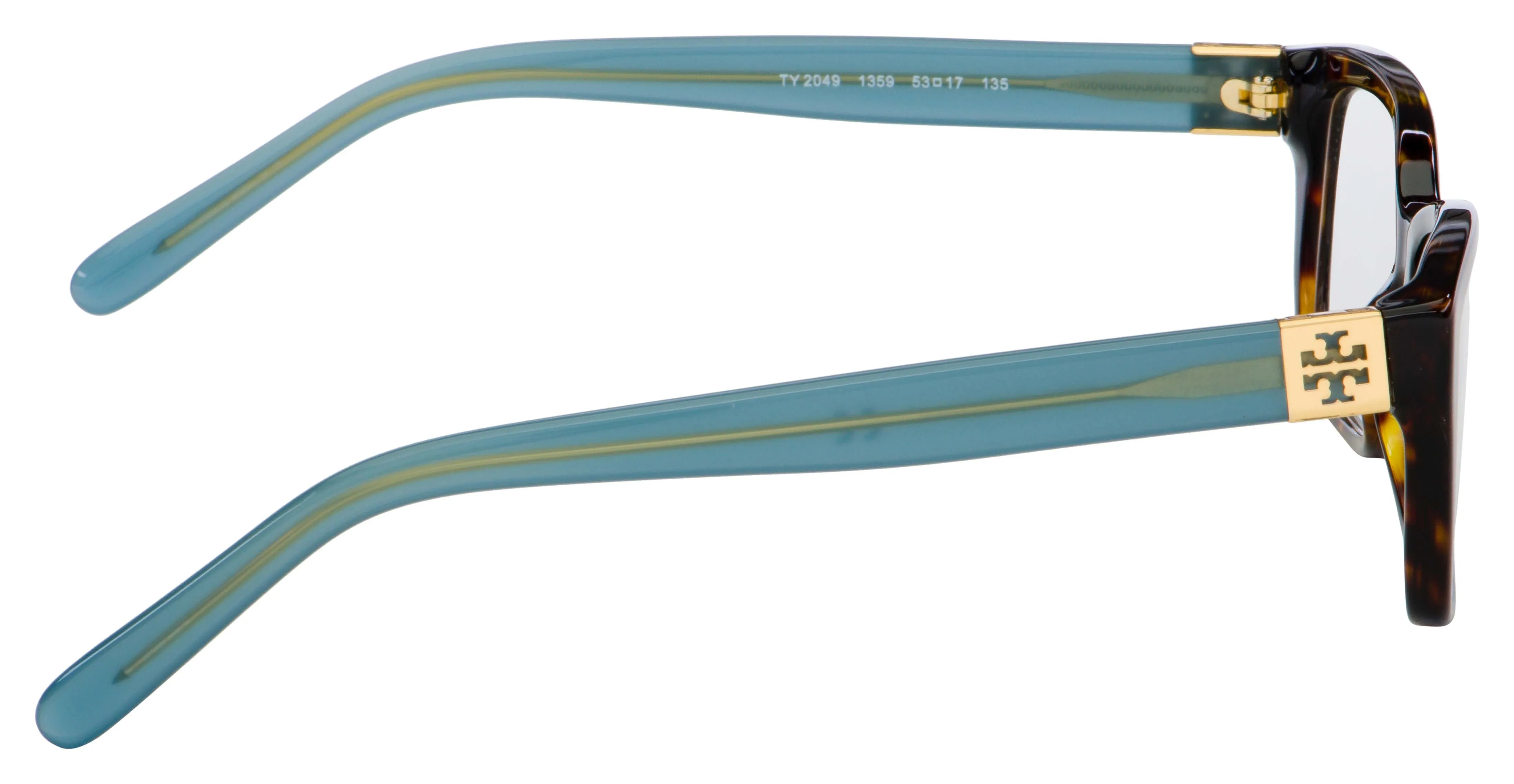 Tory Burch Women's 53mm Tortoise Milky Fountain Opticals TY2049-1359-53 sold by Ruumur product image thumbnail 3