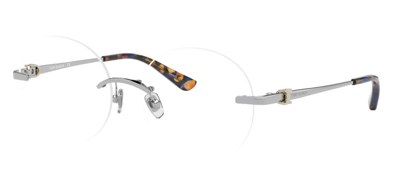 Tory Burch Women's 52mm Shiny Silver Opticals TY1059-3268-52 sold by Ruumur