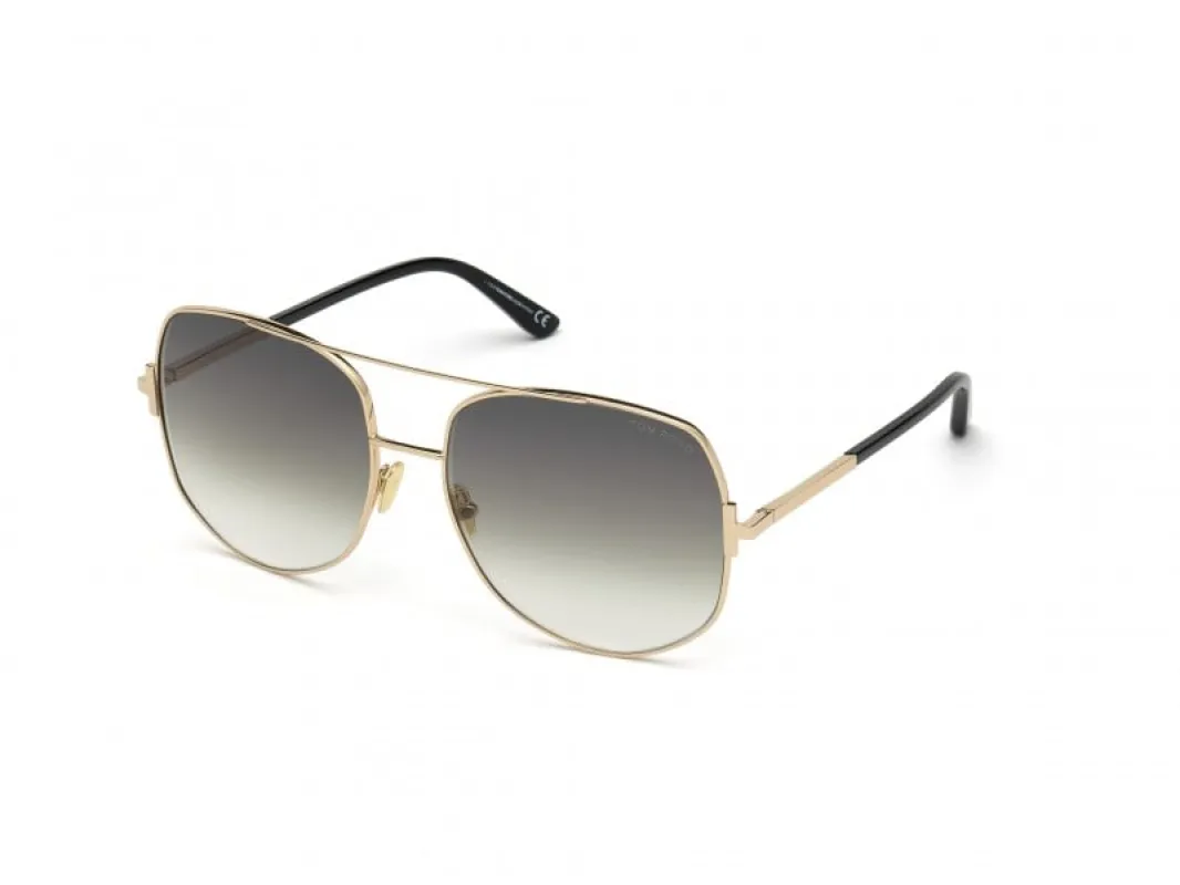 Tom Ford Women's Lennox 62mm Shiny Rose Gold Opticals FT0783-28B-62 sold by Ruumur