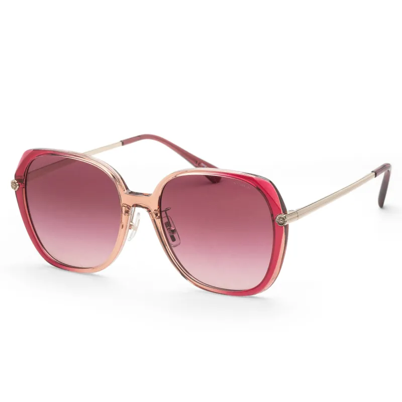 Coach Women's 59mm Burgundy Pink Gradient Sunglasses HC8403D-58268H-59 sold by Ruumur