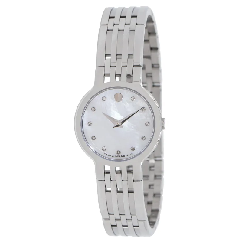 Movado Women's Esperanza 26.2mm Quartz Watch 0607498 sold by Ruumur