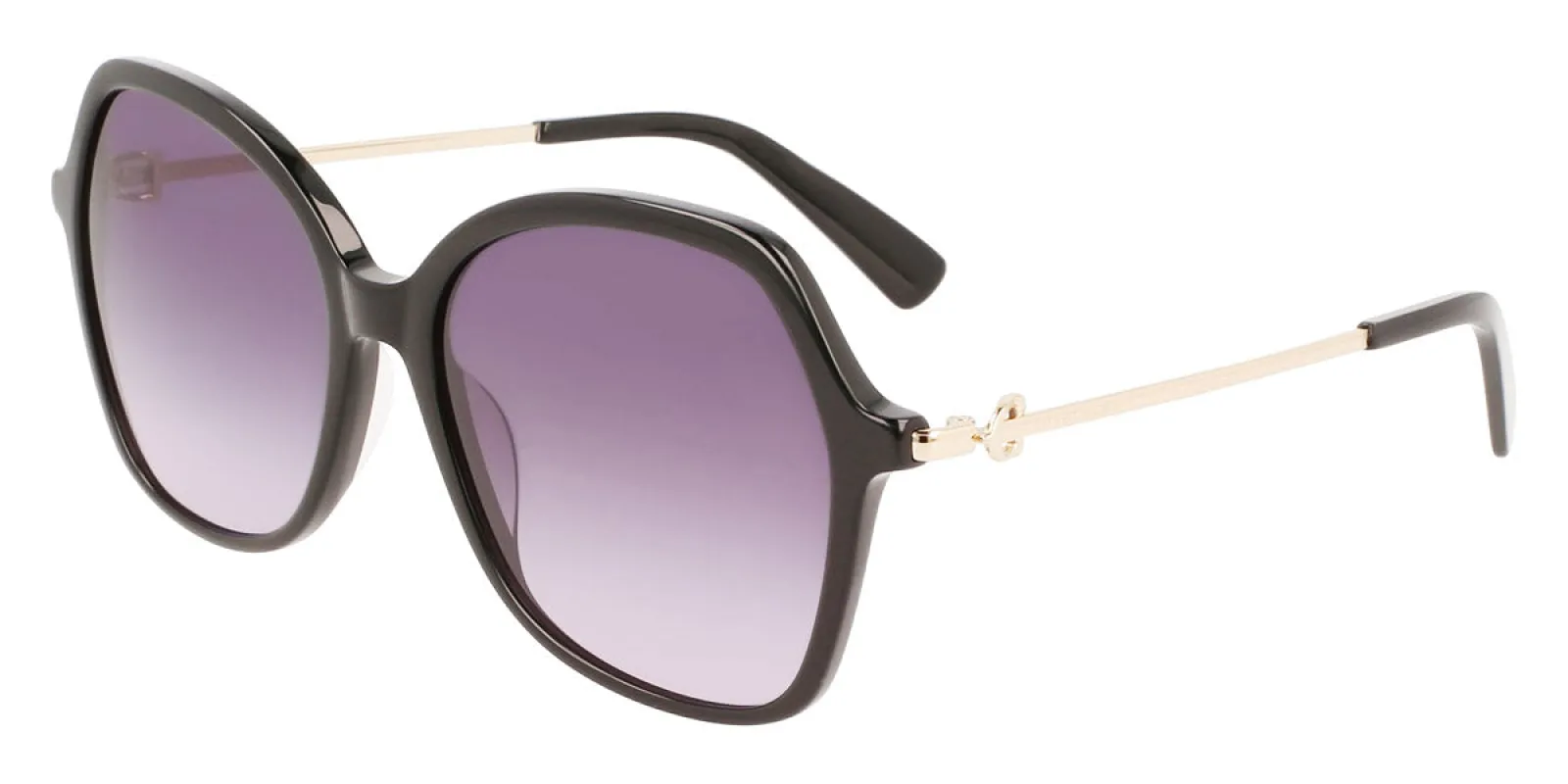 Longchamp Women's 57mm Black Sunglasses LO705S-001 sold by Ruumur