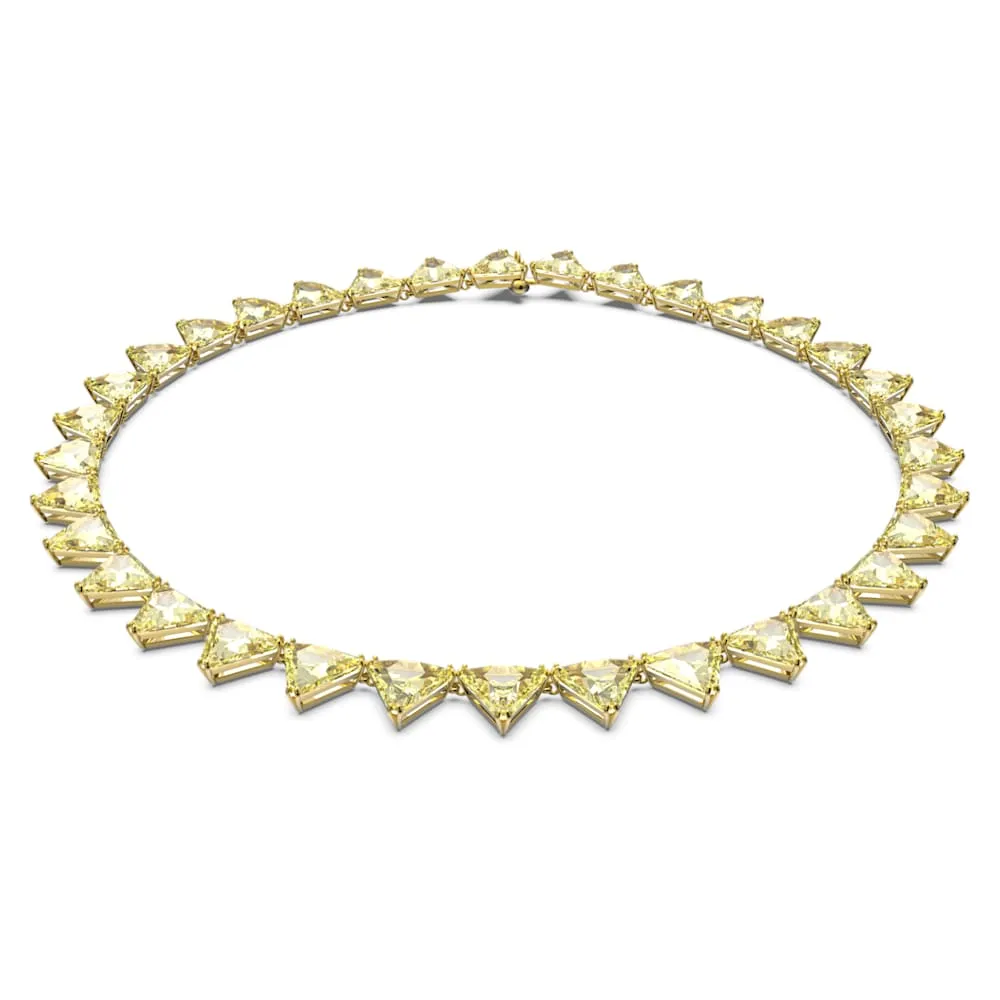 Swarovski Ortyx Women's Yellow Crystal Gold-tone Plated Necklace 5599487 sold by Ruumur