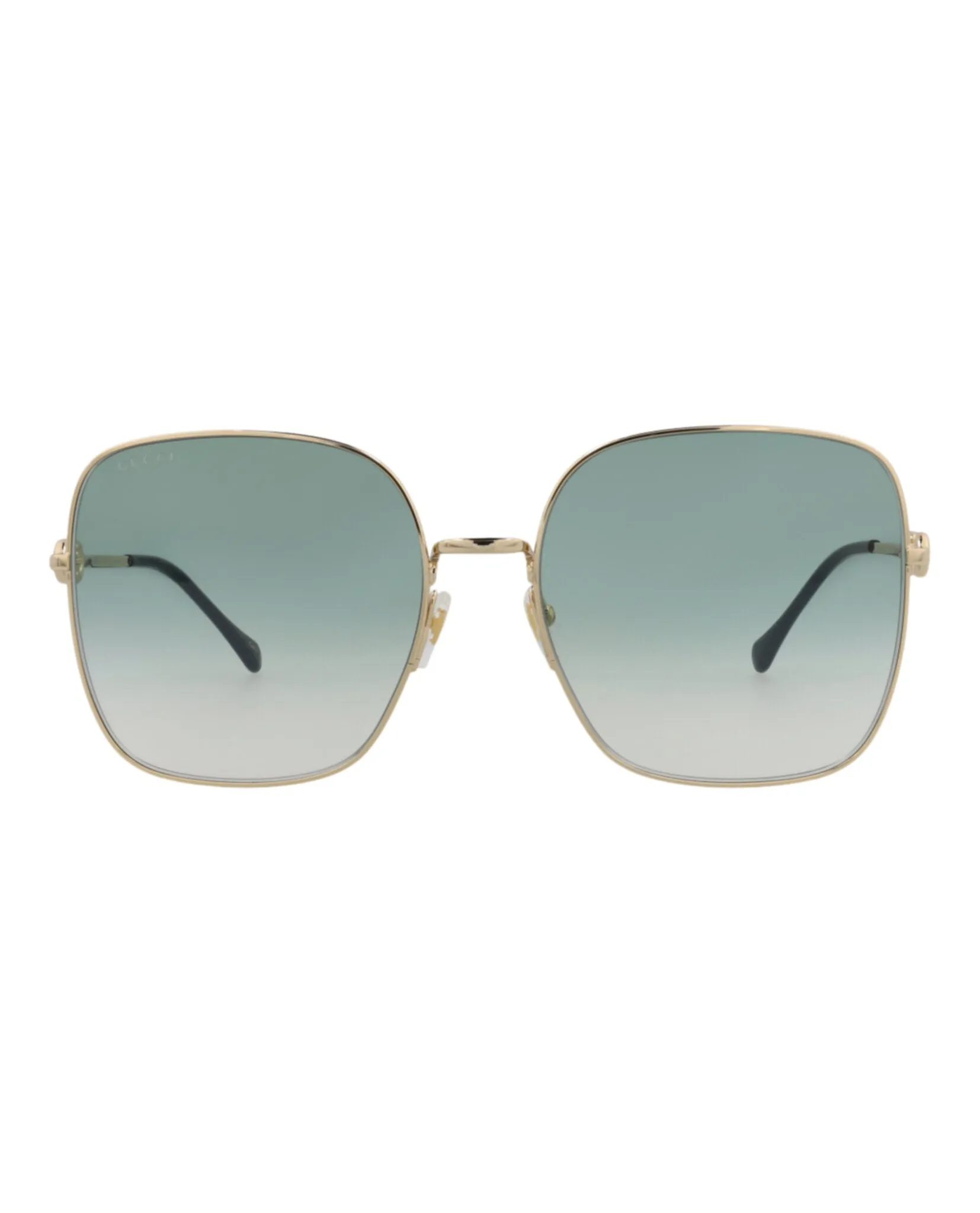 Gucci Square-Frame Metal Sunglasses, style # GG0879S-30010269003 sold by Ruumur