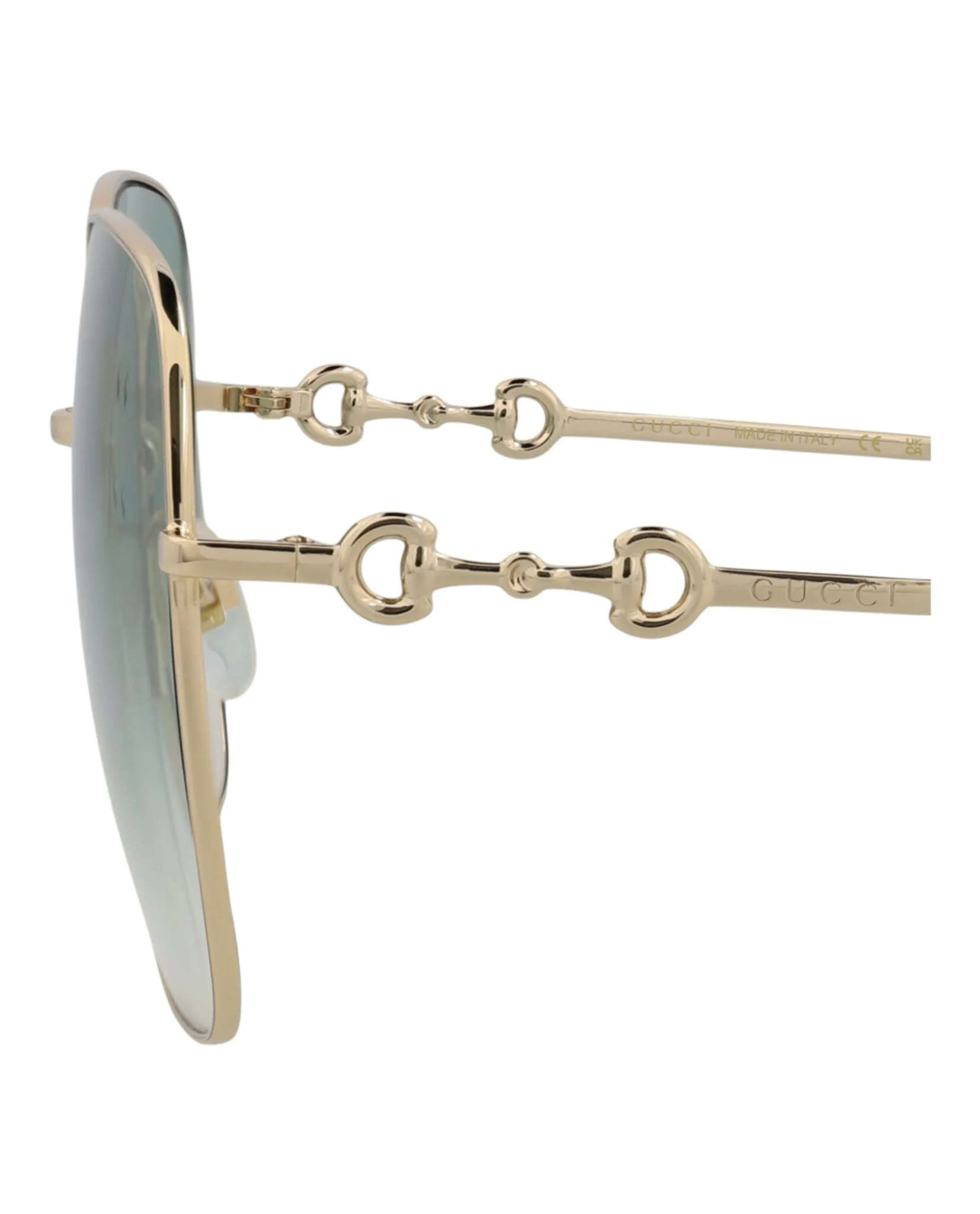 Gucci Square-Frame Metal Sunglasses, style # GG0879S-30010269003 sold by Ruumur product image thumbnail 4