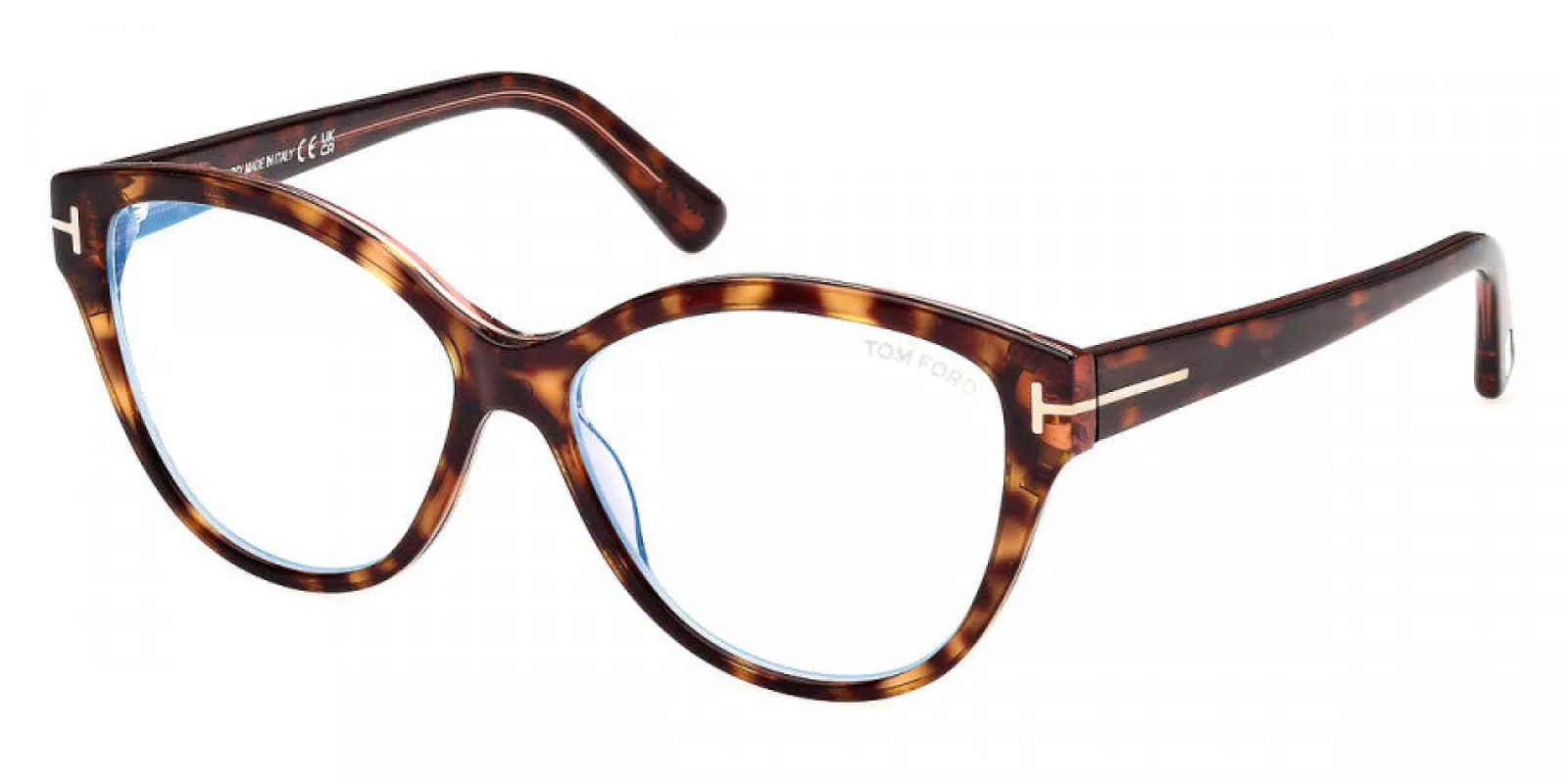 Tom Ford Women's T-Logo 54mm Havana Opticals FT5954-B-056-54 sold by Ruumur