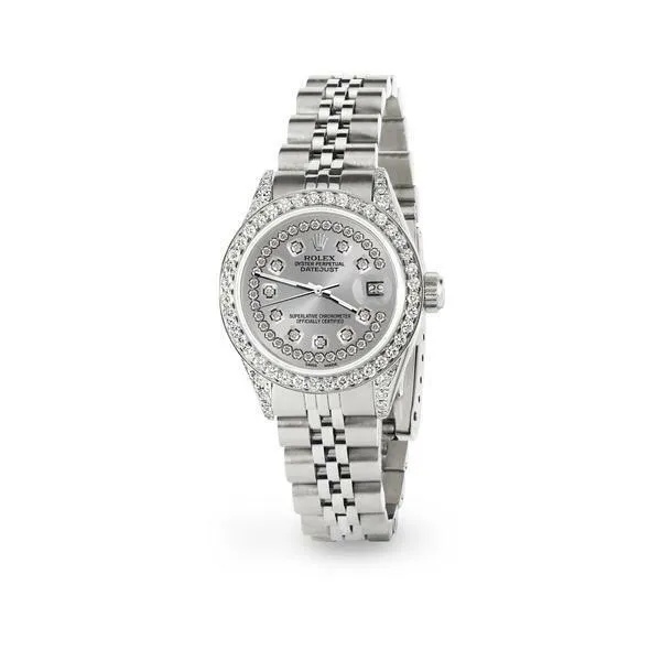 Rolex Datejust 26mm Steel Jubilee Diamond Watch with Silver Dial TFJ-142508014 sold by Ruumur