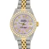 Rolex Datejust Ladies 2-Tone Gold/Steel 26mm Watch Pink MOP Diamond Dial/Bezel TFJ-142508069 sold by Ruumur