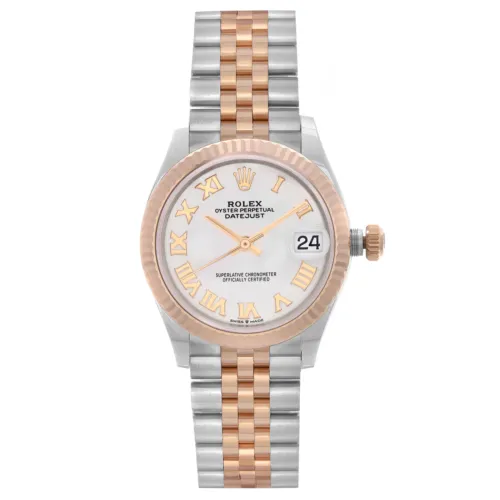 Rolex Datejust 31 18K Rose Gold Steel White Roman Dial Ladies Watch 278271 TFJ-142508730 sold by Ruumur