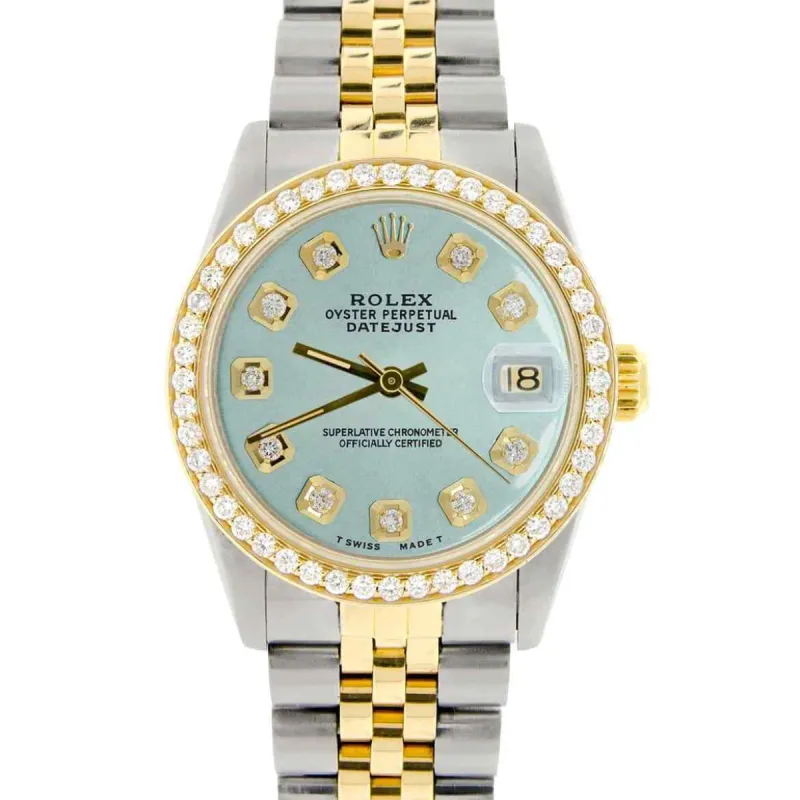 Rolex Datejust 2-Tone 18K Gold/SS Midsize 31mm Womens Watch  TFJ-142508308 sold by Ruumur