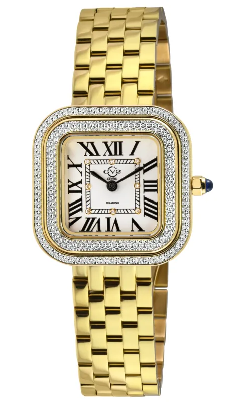 GV2 by Gevril Women's Bellagio 30mm Quartz Watch 12132B sold by Ruumur
