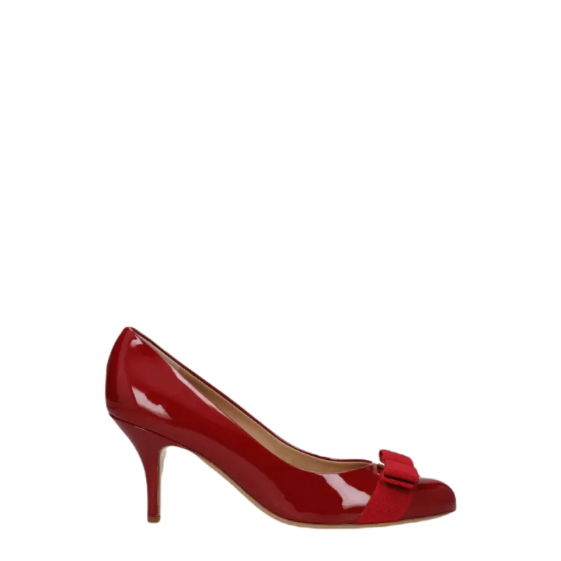 Ferragamo Carla 70 Women's Pumps Red sold by Ruumur